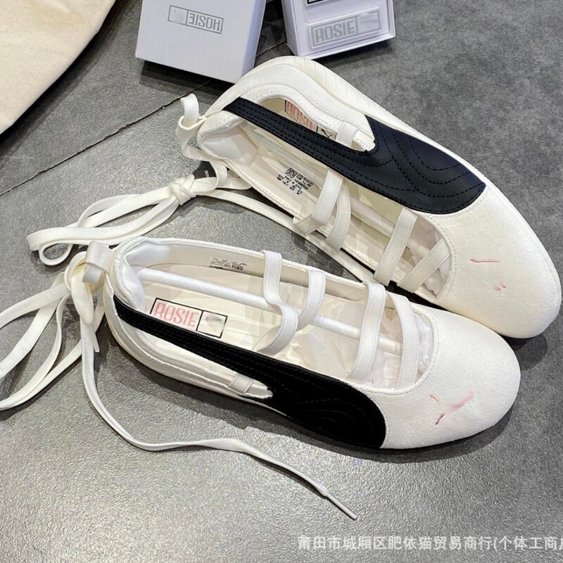 Puma Speedcat ballet shoes rose, same style as Rosé Park Chae-young's Mary Jane shoes, women's sporty fashion versatile slip-ons Puma Speedcat ballet shoes rose, same style as Rosé Park Chae-young's Mary Jane shoes, women's sporty fashion versatile slip-ons