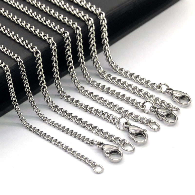 Fashionable universal denim necklace for men and women stainless…