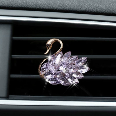 Car Perfume Aromatherapy – Conditioning Decoration Car Decoration - purple-swan-to-the-left