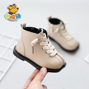 Girls Martin Boots Spring and Autumn New Korean Style Children's Soft Bottom Short Boots Men's Children's High Boots Baby Shoes