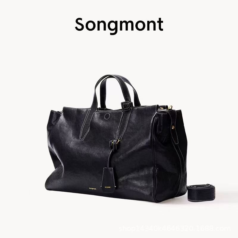 山下裕松 Songmont トラッキングシリーズ 大容量 トラベルバッグ ショルダーバッグ 植物タンニンなめし牛革 ブリーフケース|undefined