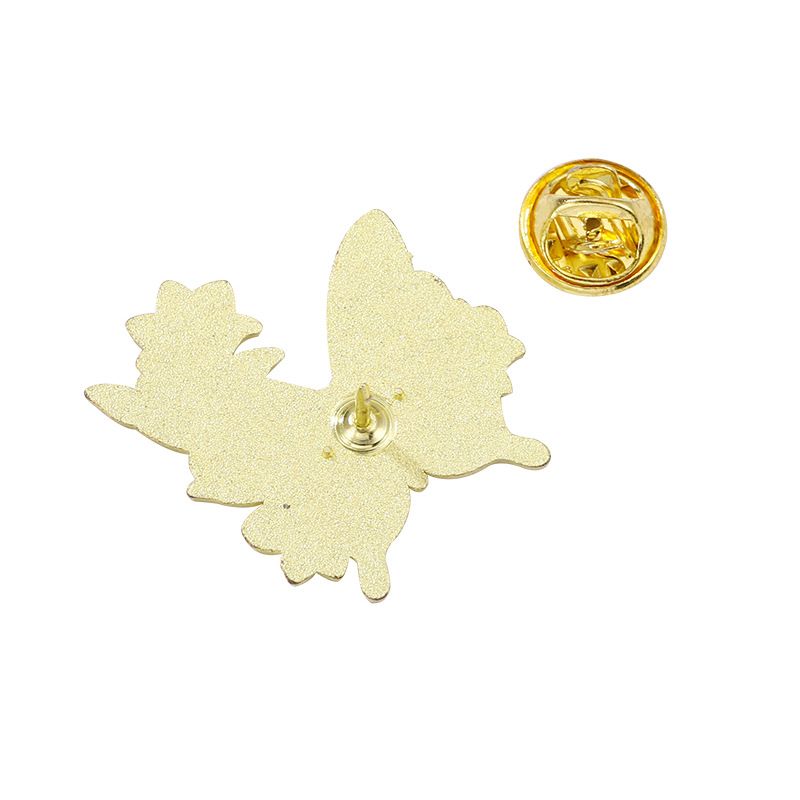 5g Weight Brooches Classification Daily Occasion Alloy Material Butterfly Pattern Women'S Gender Plating Design Fashion Style Fashion Pin Butterfly Alloy Plating Women'S Brooches 无