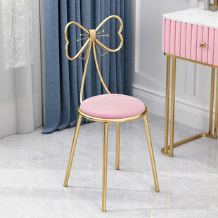 Internet Celebrity Manicure Stool Design Butterfly Chair Modern Simple Makeup Chair Home Girls Cute Backrest Chair Removable