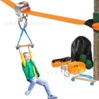 Liao zipline для перевозки на открытом воздухе, детская скользящая ручка, шкив для детского сада, трос, веревка