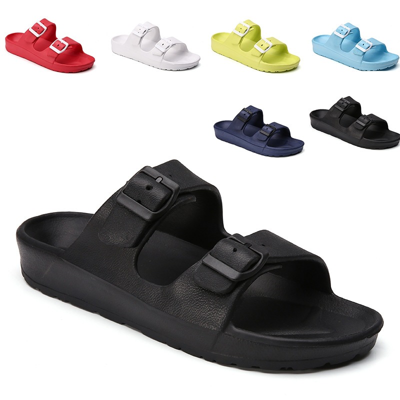 Real Product Video of Sandals: Candy-Colored, Lightweight, Casual Outdoor Women's Sandals, Size 36-45, One-Strap Style
