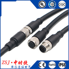 M12���������^ PVC/PUR��ĸ���12*24AWG ����ʽ�t���z�y�x������