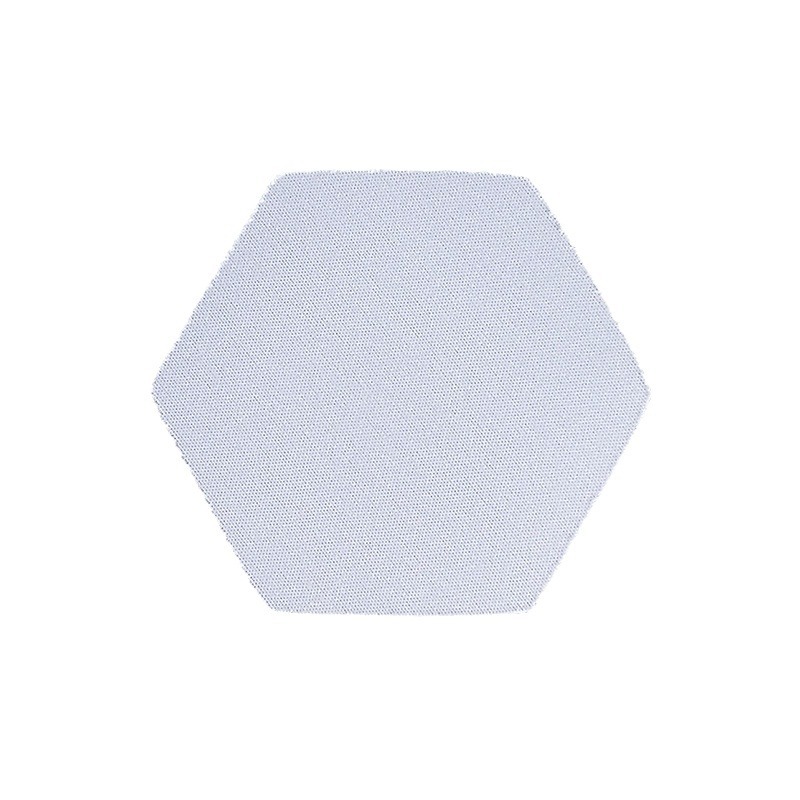 En blanco de transferencia térmica de tela de buceo posavasos DIY foto cuadrado sublimación anti-escaldado almohadilla de aislamiento productos semiacabados