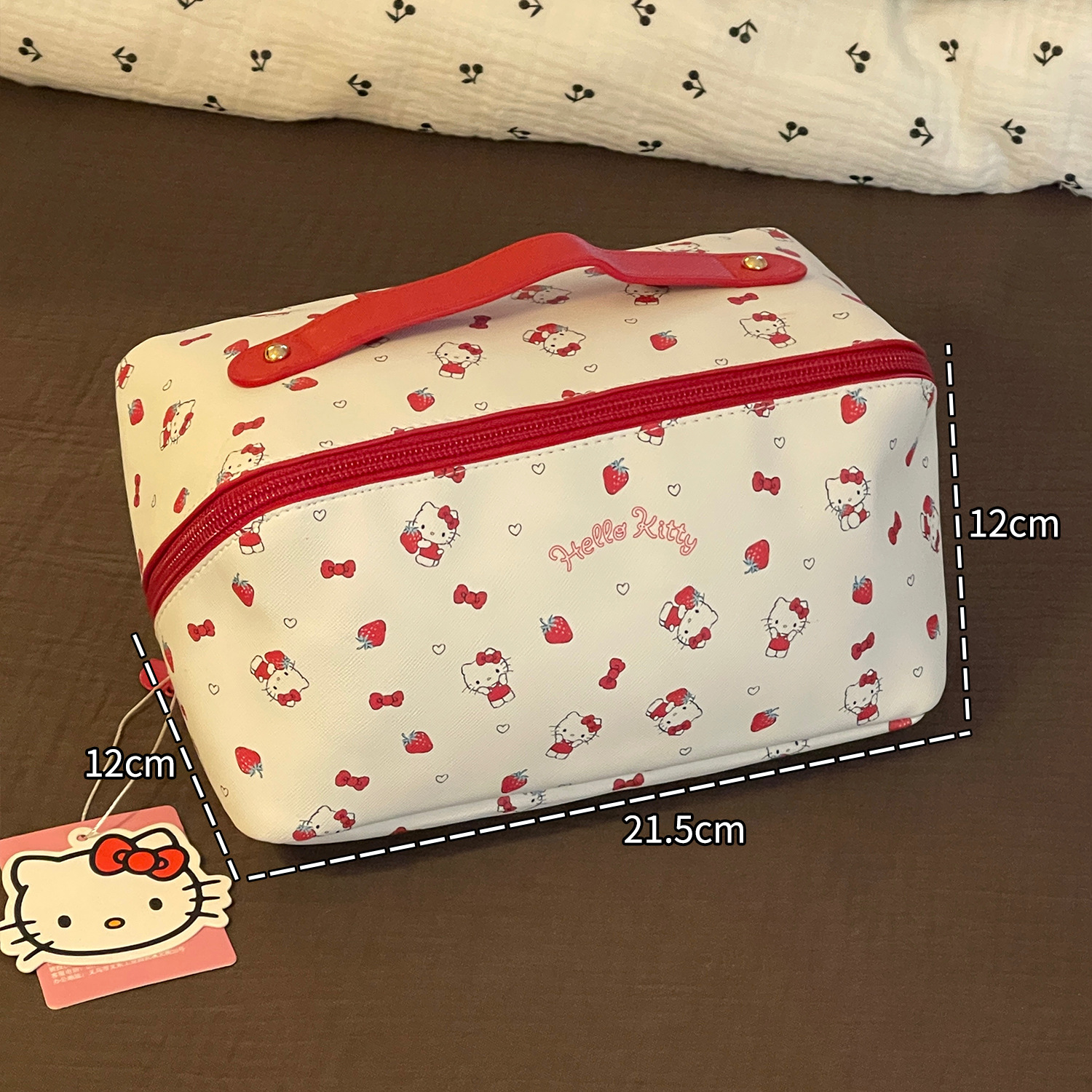 Bolsa de maquillaje auténtica Sanliou para viajes de niñas bolsas de almacenamiento portátiles de gran capacidad bolsas de almacenamiento de división bolsas de lavado de mano