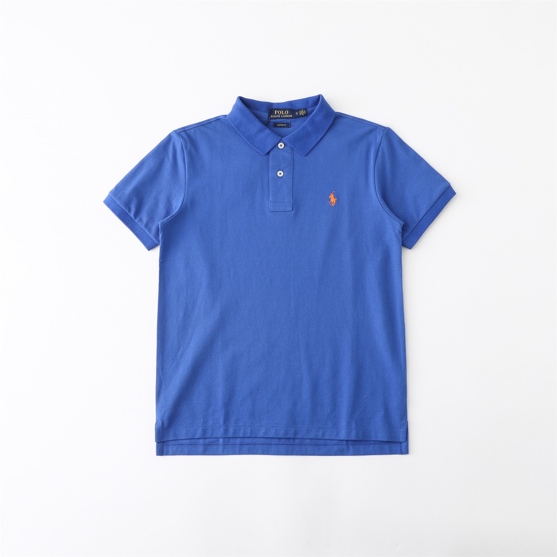 国境を越えた外国貿易供給ラフ RL 通勤カジュアル無地メンズ夏ポニーロゴ刺繍半袖ポロシャツ
