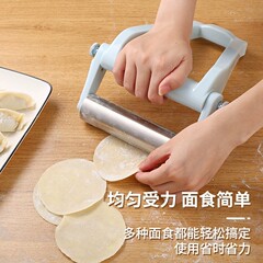 新型の省力麺の杖の神器は麺の棒を追い払ってハンマーを打ってギョーザの皮のステンレスの食品級のハイエンドの家庭をつけません。