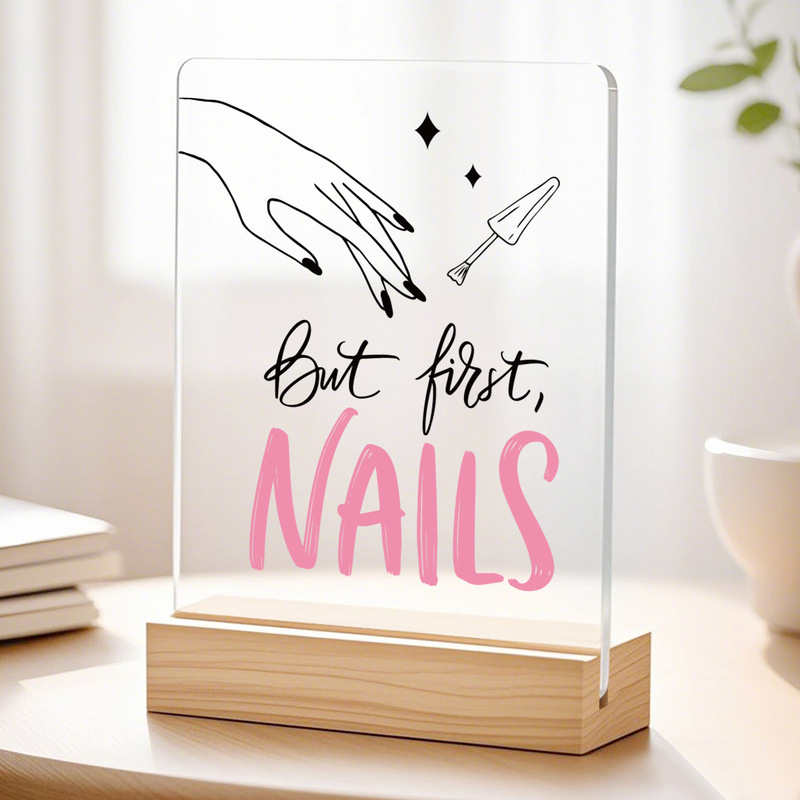 Cross-border nail art studio decorative items, nail culture display stand, acrylic nail art display board Cross-border nail art studio decorative items, nail culture display stand, acrylic nail art display board