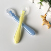 Children's silica gel spoon, tableware for supplementary food for training