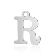 亚马逊跨境热卖款不锈钢光面26字母吊坠简约百搭精致项链饰品配件|undefined