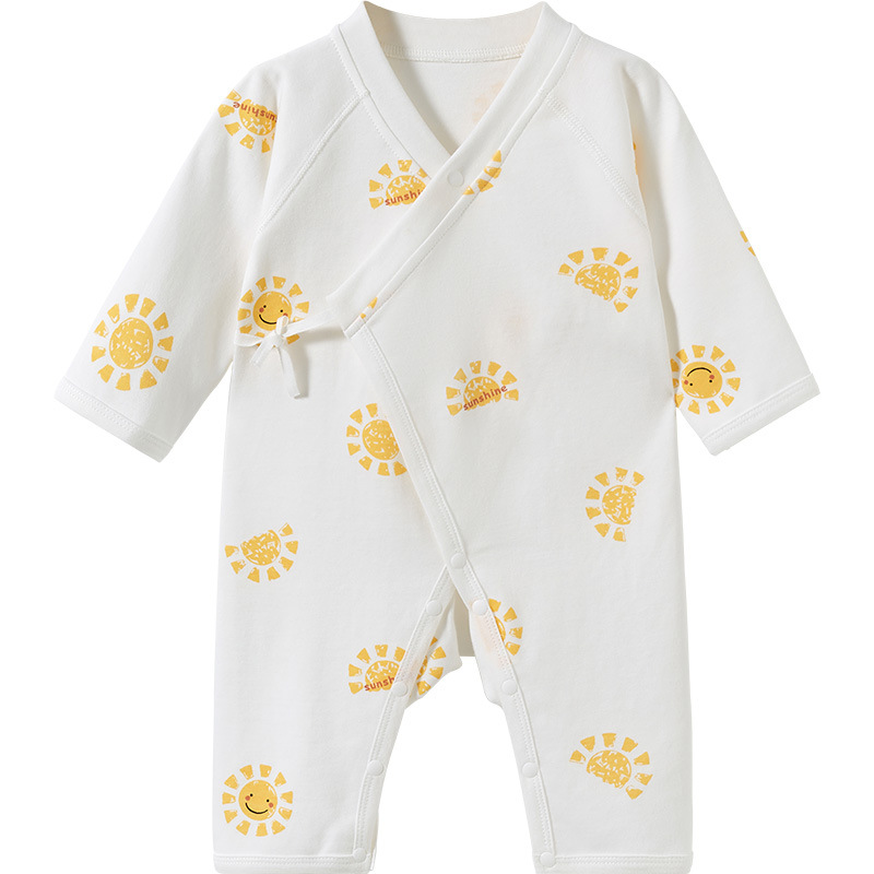 Mono para bebé recién nacido, primavera y verano, algodón puro, 0-3 meses, estilo fino, ropa unisex para bebés