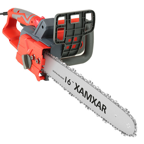 Electric chain saw multifunction home wood cutting 16 inch saw wood electric chain saw 220V DC electric felling saw