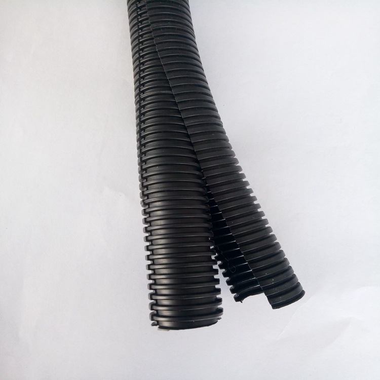 供应耐摩耐温的PA波纹管 尼龙阻燃双拼波纹管规格