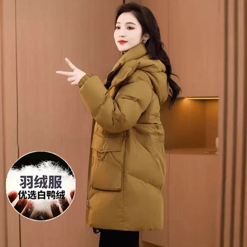 Down Jacket Women's Mid-Length Winter 2025 New Fashion Style Small Jacket