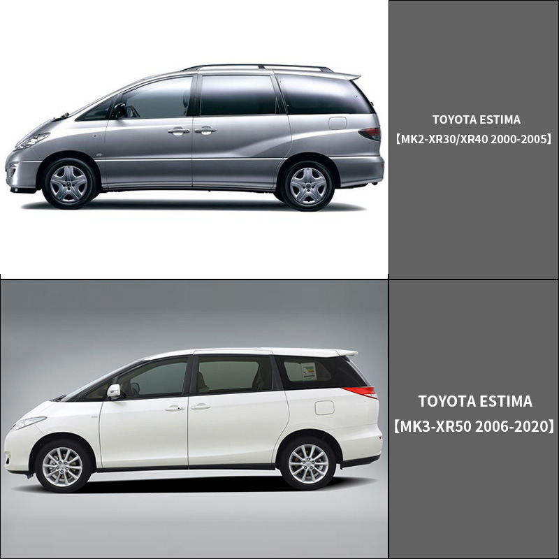Suitable for Toyota Estima Window Visor, Car Window Rain Shield, Sun Visor, Rain Eyebrow