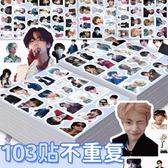 韓国セレブステッカー100枚、キム・テヒョン、ハン・ウェイチェン、ビアン・ベヒョン、イ・シチェン、パク・チャンリ、パク・ソンヒョン絵画