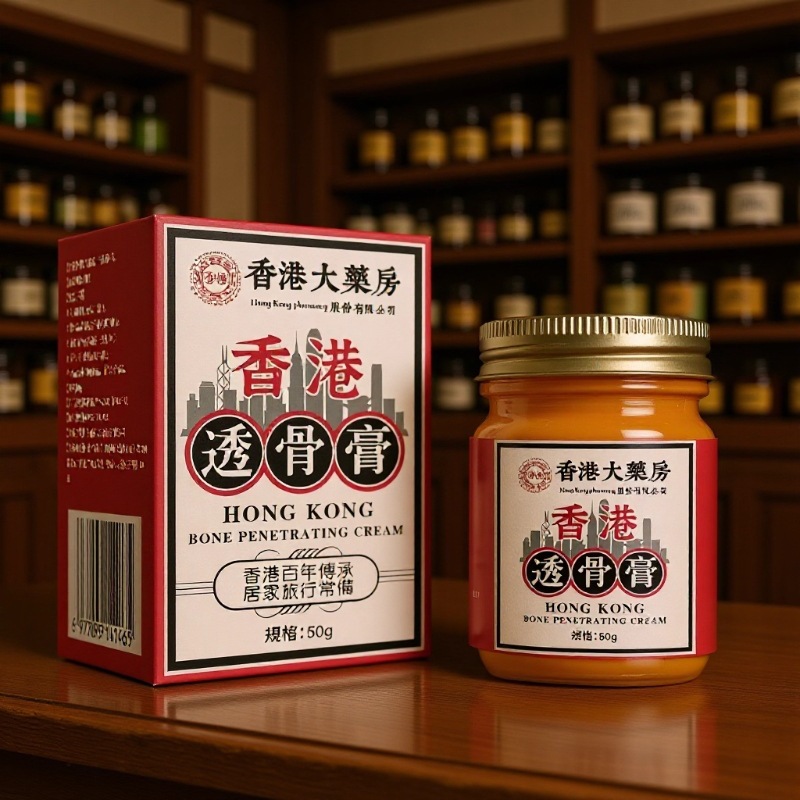 50g香港透骨膏颈椎腰椎透骨活络膏活络按摩膏全身护理膝盖通用乳