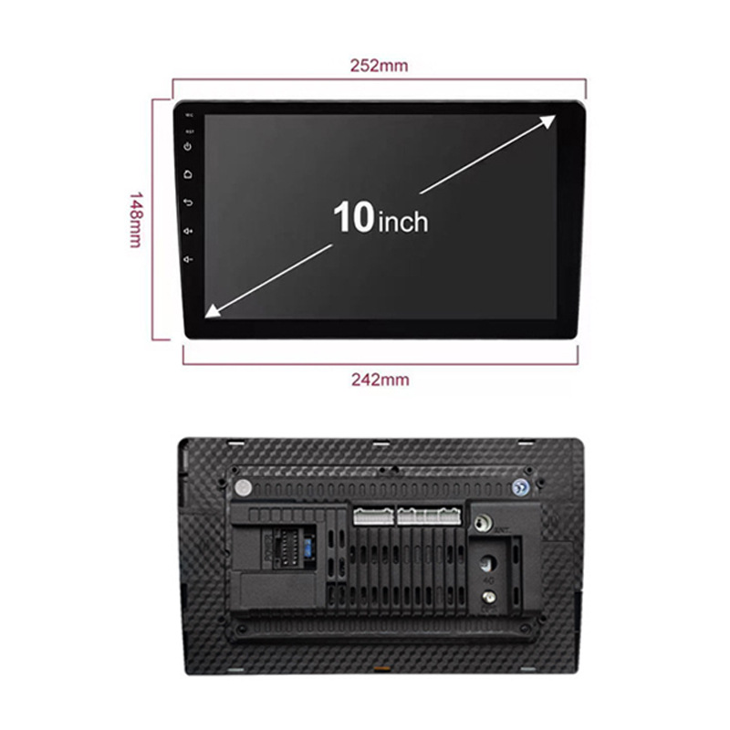 Transfronterizo de 7/9/10 pulgadas Android Universal Car Navigation All-in-One Carplay Car Navigation Imagen de marcha atrás