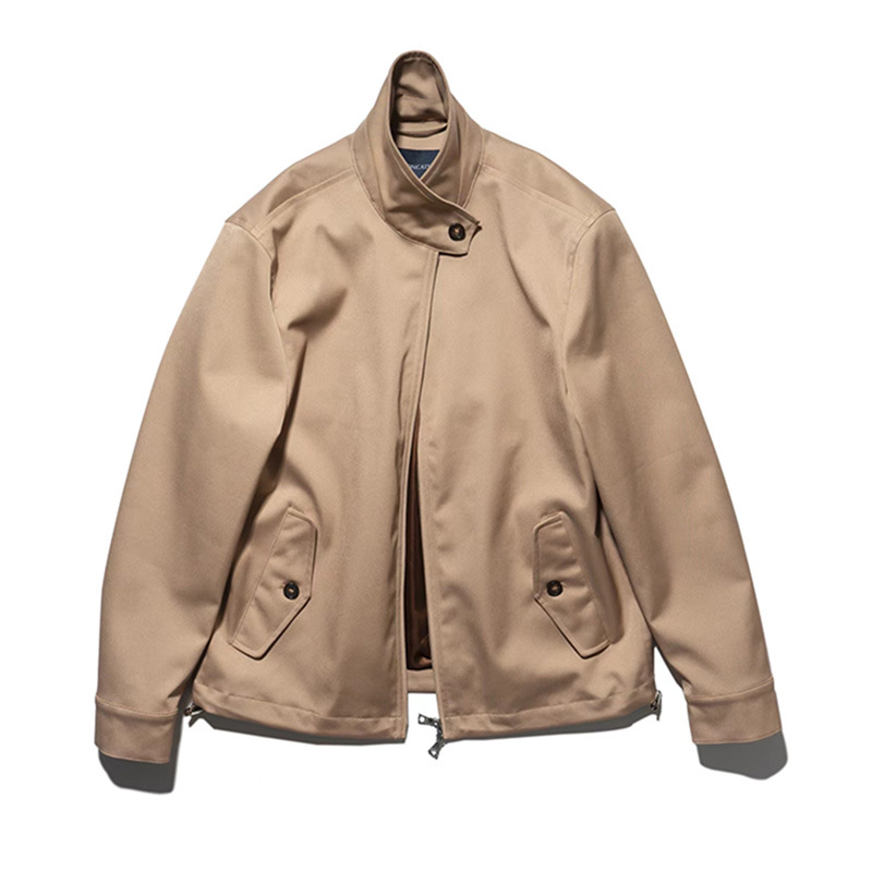 Tejido funcional japonés de alta calidad Harrington versión de perfil casual americano otoño chaqueta delgada chaqueta hombre código roto oferta especial
