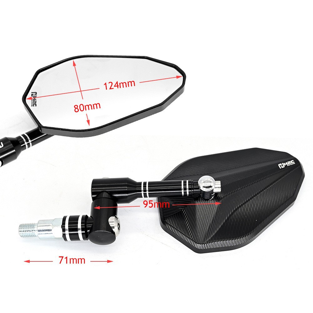 Hot-Selling Rearview Mirror Suitable for Ninebot M395C, Niu Extreme Core Ae5, Motorcycle, Electric Scooter, Long-Handle Modified Reflector
