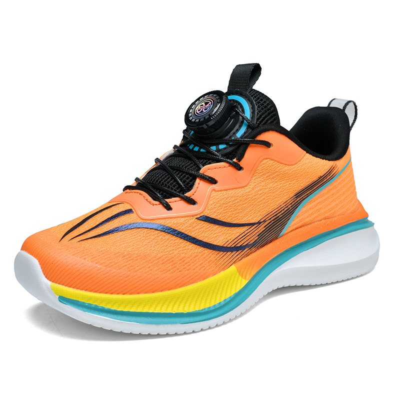 Ligero otoño doble malla transpirable para niñas al aire libre casual zapatos para correr 2024 zapatos de cuatro estaciones para niños de mediana edad nuevos suaves