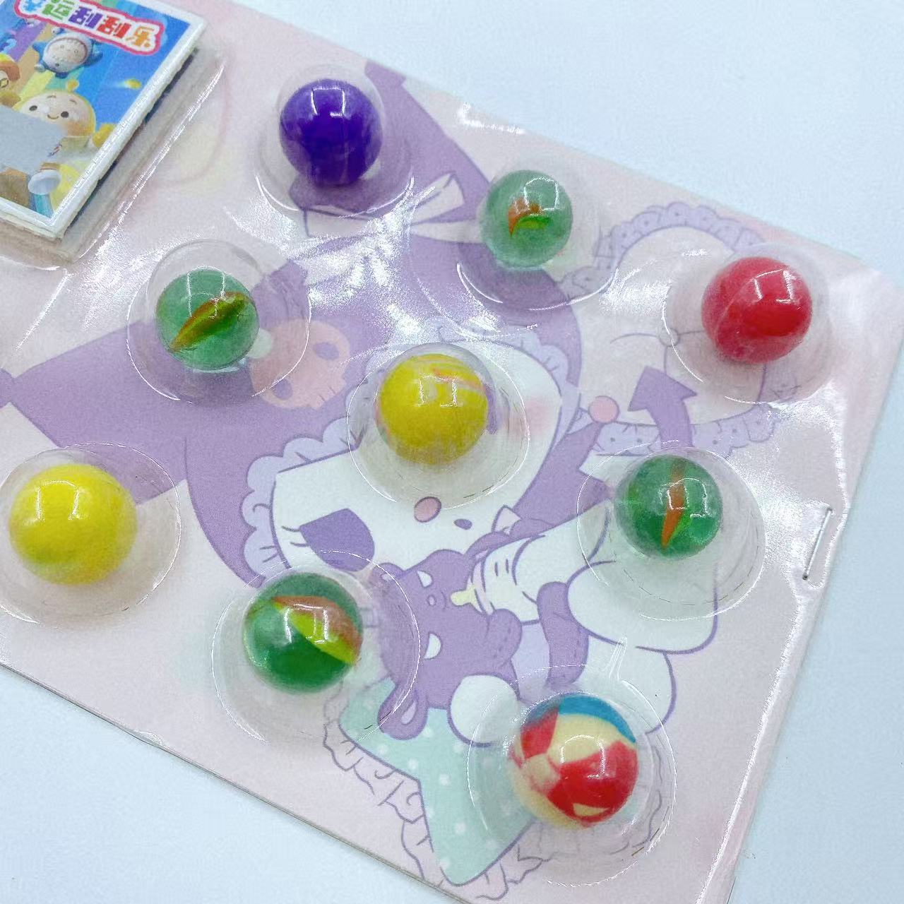 Juguetes de rompecabezas infantiles nostálgicos bolas de dragón dibujar bolas de vidrio caja ciega alrededor de la escuela tienda al por mayor 2 yuanes