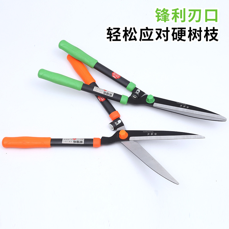 Tijeras para setos de hiedra verde, fabricante, en stock, tijeras para césped, tijeras de podar de acero al manganeso, tijeras de jardinería, tijeras planas grandes, tijeras para acebo, tijeras para té