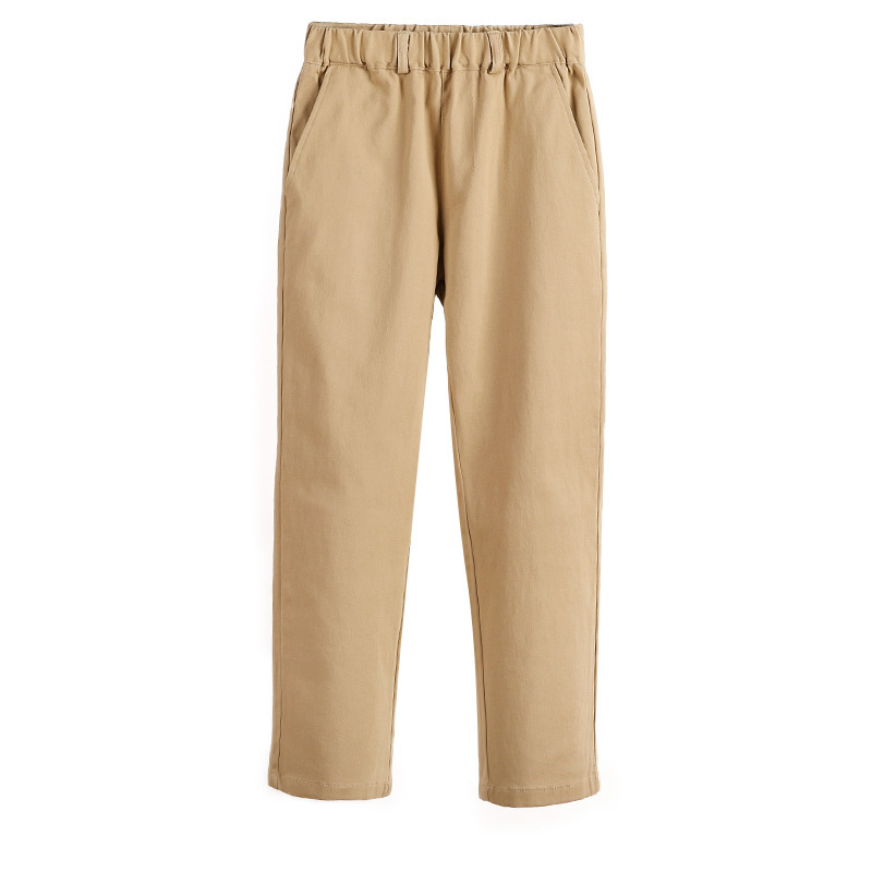 Children's school uniform pants Primary School students khaki casual spring and autumn men and women navy blue performance clothing cotton trousers