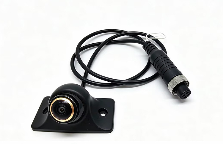 Car right-side blind spot four-way monitoring reversing camera with 360-degree rotation, high-definition night vision vehicle camera