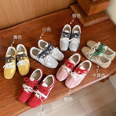 本革バージョン~超人気の女性用インナー高さトレーニングシューズ、夏の新しいレトロオシドリレースアップフォレストシューズ、スポーツカジュアルシューズ