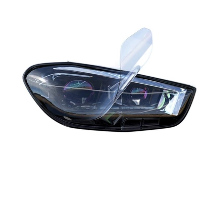Car headlight protective film class E-class S-class transparent purple