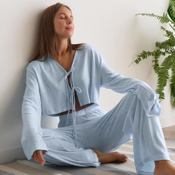 Summer knitted long-sleeve