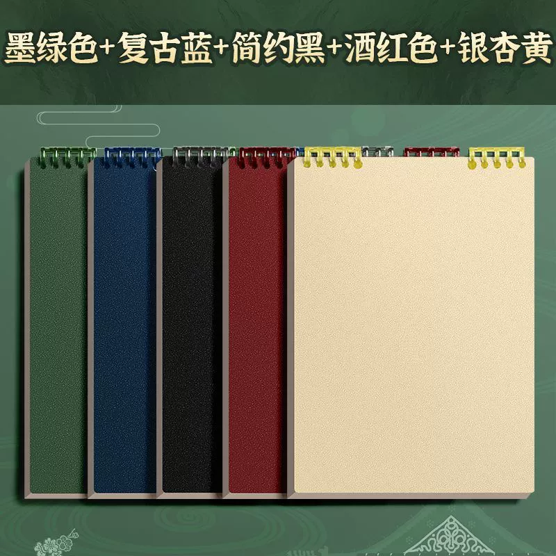 Книга с отрывными листами формата B5. Эта тетрадь с пружинным механизмом, которую можно отсоединить, неплохая вертикальная версия для университета.