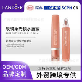 亮泽镜面唇蜜跨境oem贴牌定制 滋润淡化唇纹唇彩外贸化妆品代加工
