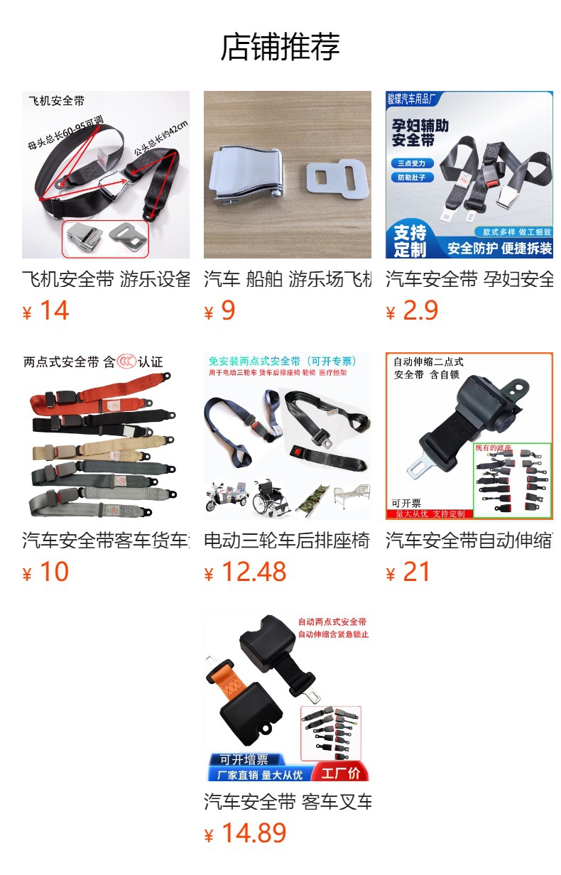 Portable Multifunctional Safety Belt, Quick Release for Trains and High-Speed Trains, No Installation Required, Two-Point Safety Belt Manufacturer Wholesale