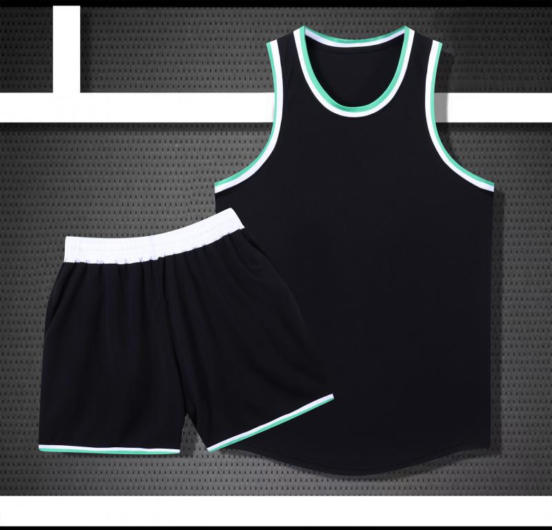 Nuevo al por mayor ropa de baloncesto de secado rápido para adultos estudiantes entrenamiento chaleco de ropa de baloncesto de niños y niñas set 241