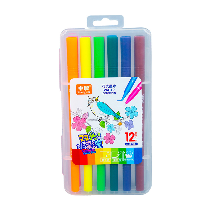 Procesamiento especial Aprendizaje Pintura Gran Smash Fight Herramientas de pintura Estudiantes Aprendizaje Suministros de arte Bolígrafos de acuarela Marcadores