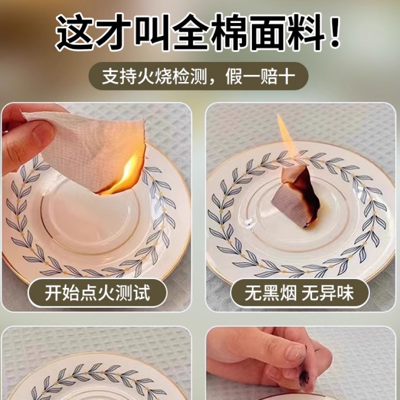 Colcha de algodón puro pieza individual 100 funda protectora de colchón de algodón todo incluido funda de cama juego de tres piezas 2025 nuevo 3