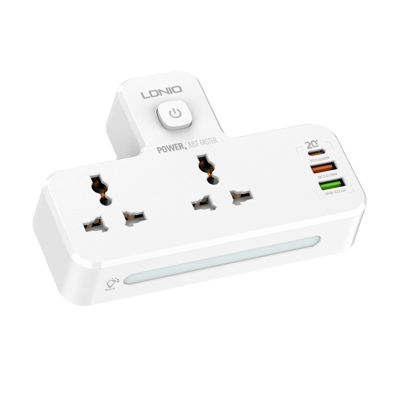 LDNIO Power DeNO SC2311 International Travel Adapter Universal Converter Plug PD+QC 3.0 Phone Charging Port