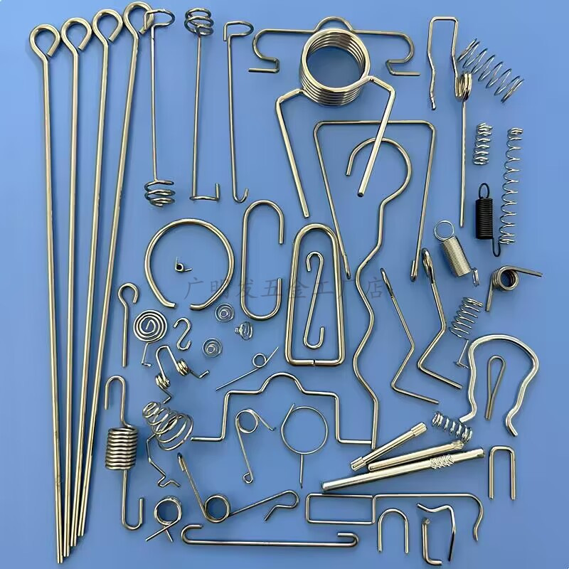 大量批发隔断挂钩塑胶板C挂钩不锈钢配件弹簧拼接吊挂勾