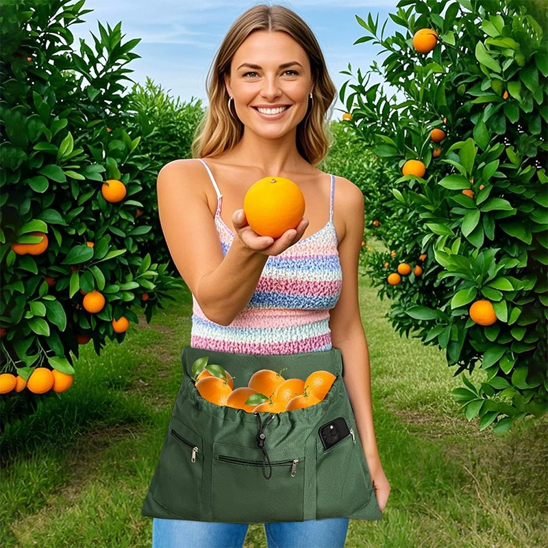 Новая сумка для сбора урожая на открытом воздухе, сумка для хранения овощного сада, сумка для хранения урожая в саду, сумка для сбора фруктов, подвесной инструмент для сада на талии
