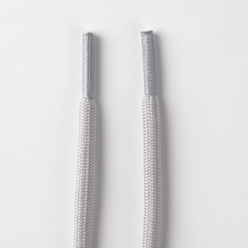 (light gray) round shoelaces