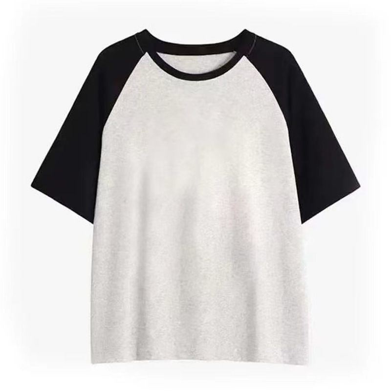 250g Solona collar short sleeve black spell white ash