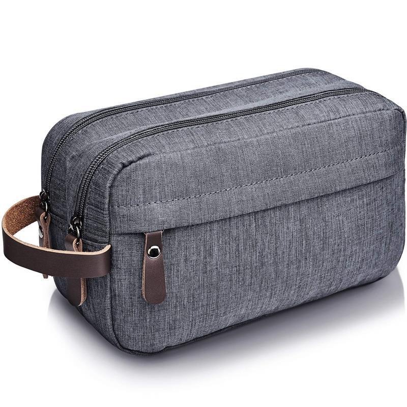 Viajes transfronterizos Bolsa de lavado para hombres Bolsa de cosméticos de lavado simple Bolsa de almacenamiento portátil de nylon impermeable de gran capacidad
