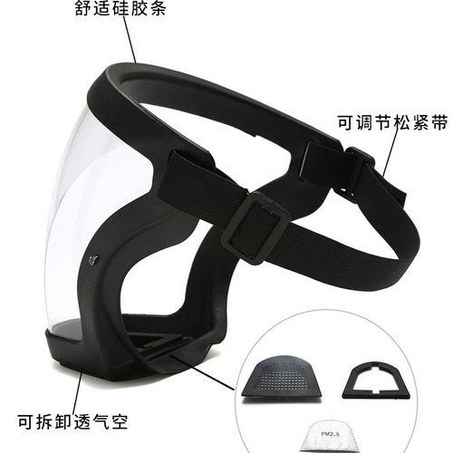 High-definition transparent protective mask, anti-sputum, anti-dust, labor protection cycling goggles