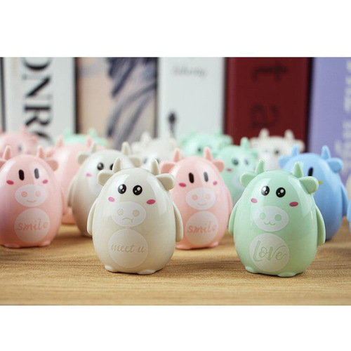 Cartoon animal tiger pencil sharpener cute puppy bunny mini pencil sharpener primary school student gift pencil sharpener wholesale