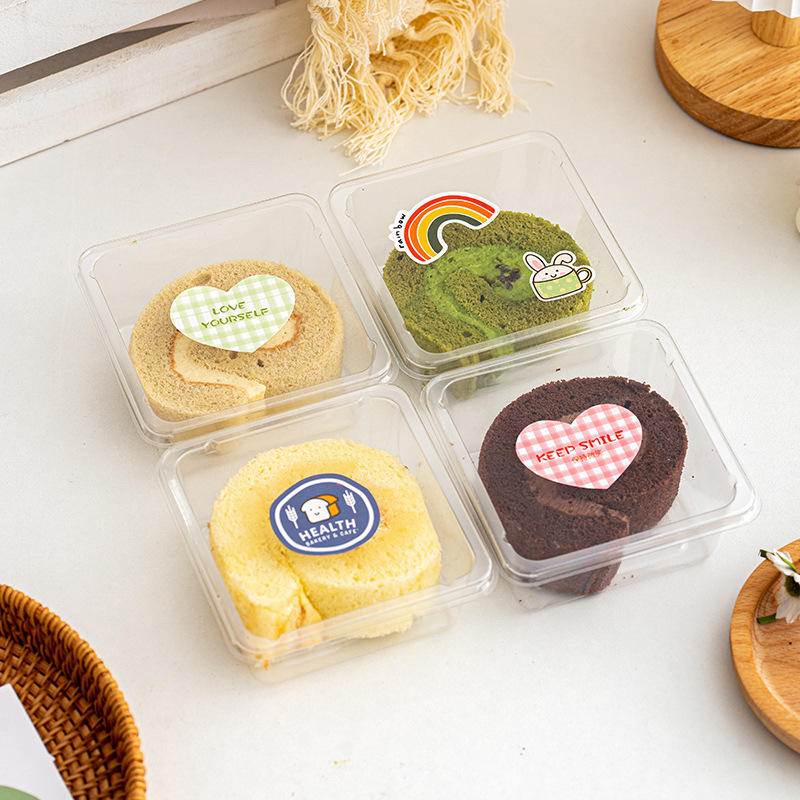 烘焙包装单个装蛋糕卷女王卷西点盒木糠蛋糕水果捞千层慕斯豆乳盒